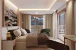 Experience luxury and comfort in this stunning bedroom.