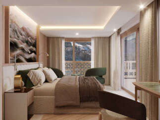 Experience luxury and comfort in this stunning bedroom.