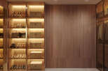 Step into luxury with this stunning walk-in closet, designed to elevate your storage and organization.