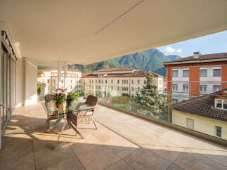 Enjoy breathtaking views from this stunning balcony.