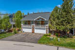This stunning property boasts a beautiful exterior with a charming design.
