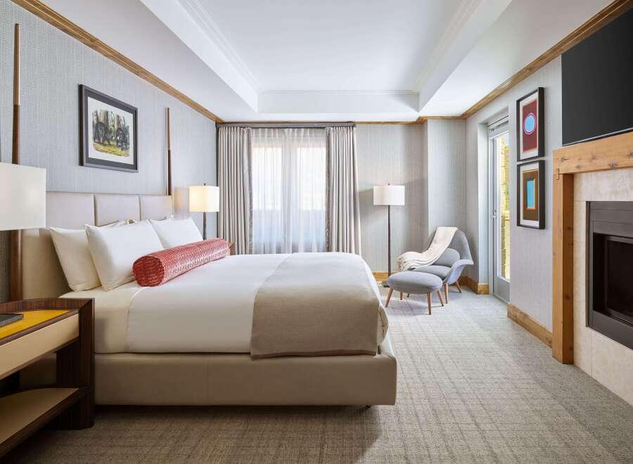 Experience luxury and comfort in this beautifully designed bedroom.