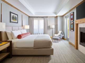 Experience luxury and comfort in this beautifully designed bedroom.