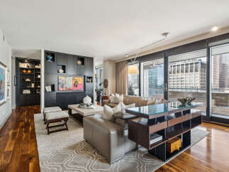 Experience luxury living in this stunning condo with breathtaking city views.