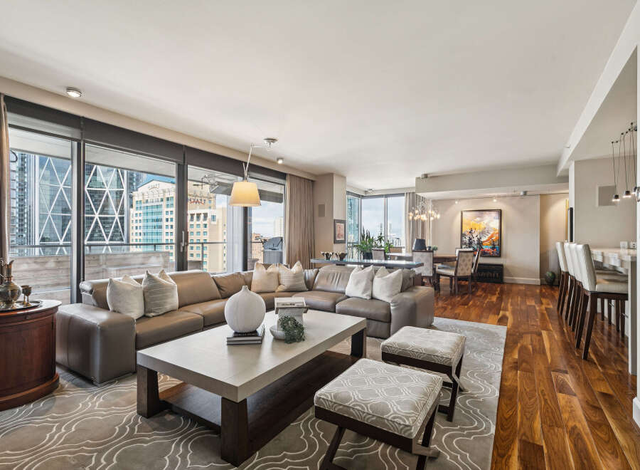 Experience luxury living in this stunning condo with breathtaking city views.