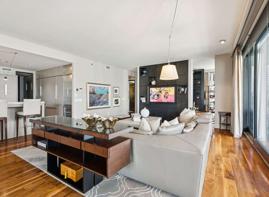 Experience luxury living in this stunning condo featuring a modern design and high-end finishes.