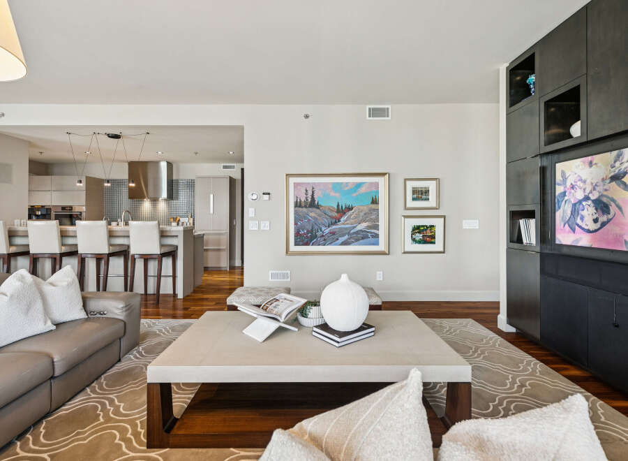 Step into luxury with this stunning living space, featuring a modern design and high-end finishes.
