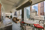 Enjoy breathtaking city views from this stunning outdoor space.