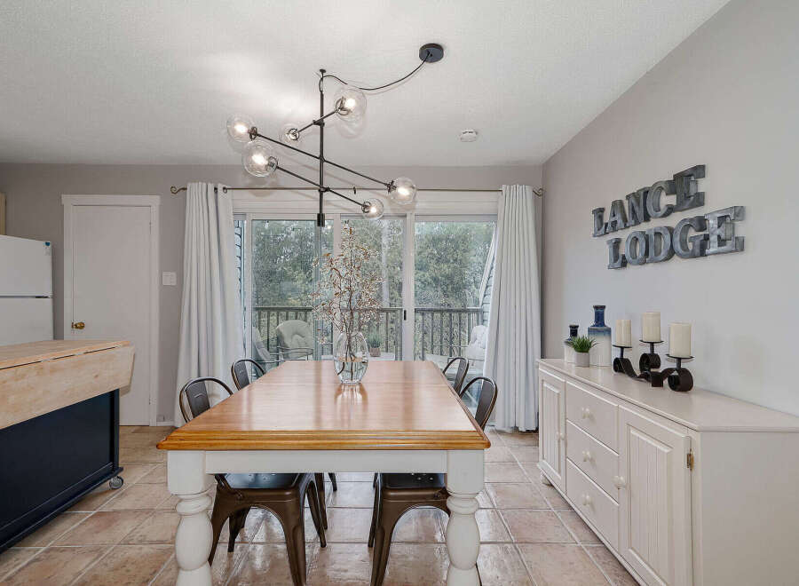 Step into this inviting dining room, perfect for hosting gatherings.