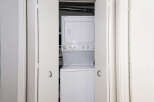 Discover the convenience of in-unit laundry with this stunning property! This home features a modern stacked washer and dryer, perfect for effortless laundry days.