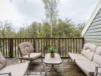 Enjoy the tranquility of this outdoor space, perfect for relaxation and entertaining.