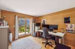Experience the perfect blend of work and nature in this stunning home office.