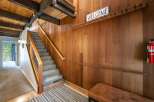 Step into this inviting home and be greeted by a stunning staircase and warm wooden accents.