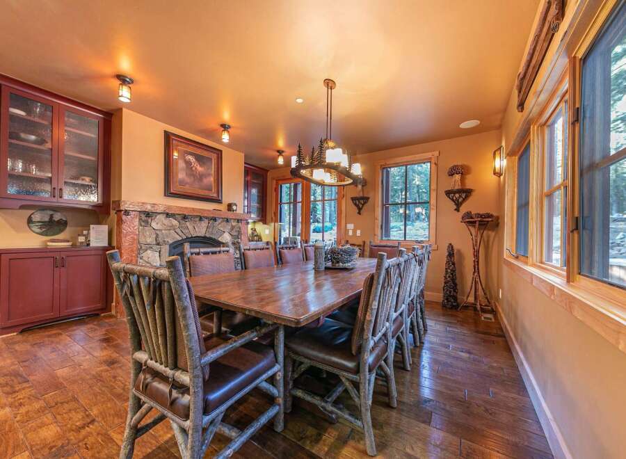 Step into luxury with this stunning dining room, perfect for hosting memorable gatherings.