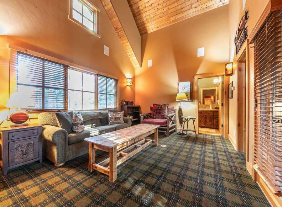Step into rustic elegance with this inviting living space.