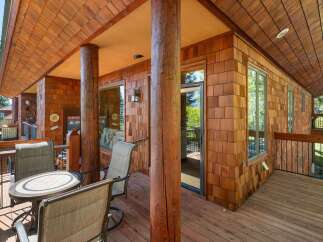 Enjoy the tranquility of this stunning property featuring a beautifully designed deck.
