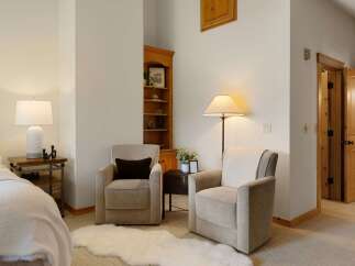 Discover the epitome of comfort and style in this inviting living space.