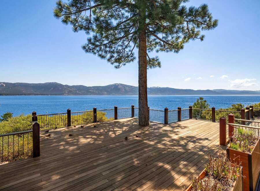 Experience breathtaking lake views from this stunning property.