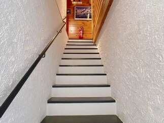 This stunning property features a beautifully designed staircase, perfect for adding a touch of elegance to your home.