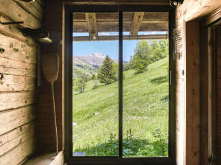 Experience the tranquility of mountain living in this charming property.