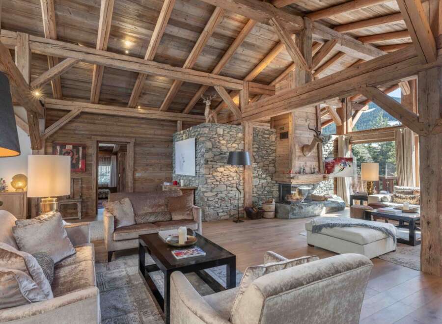 Experience rustic luxury in this stunning chalet-style home.