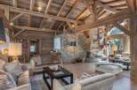 Experience rustic luxury in this stunning chalet-style home.