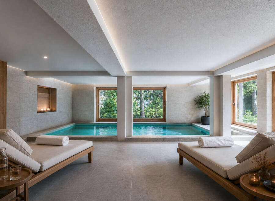Indulge in ultimate relaxation within this luxurious spa retreat.