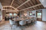 Experience the epitome of rustic elegance in this stunning property, showcasing exquisite wooden architecture throughout.