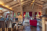 Step into luxury with this stunning chalet-style home, boasting exquisite wooden interiors and a warm, inviting atmosphere.