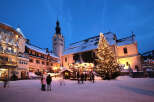 Experience the charm of a winter wonderland with this stunning property.