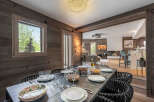 Experience luxury living in this stunning property, featuring a beautifully designed dining area perfect for entertaining.