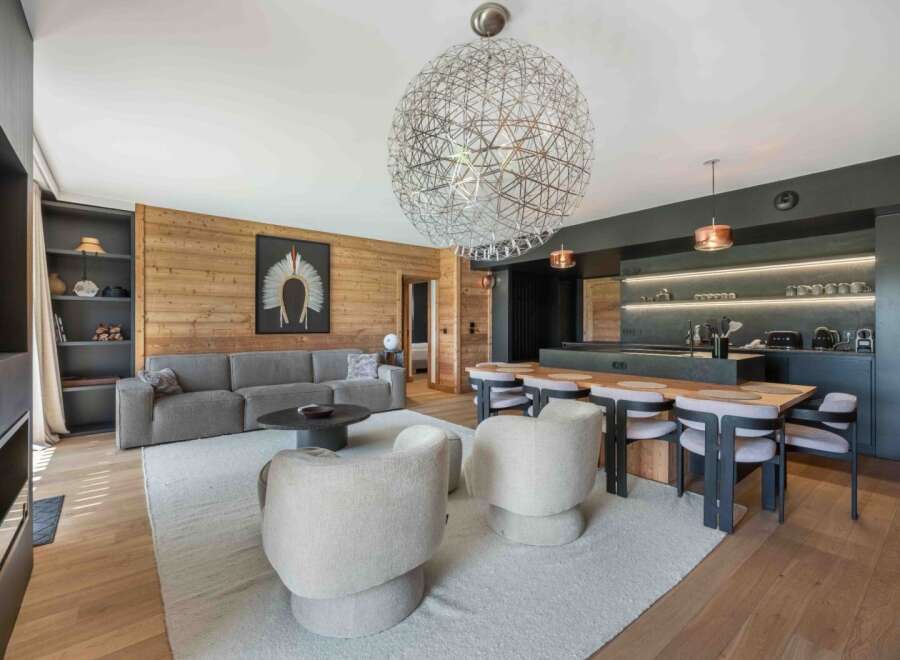 Experience luxury living in this stunning property, featuring a modern open-plan design.