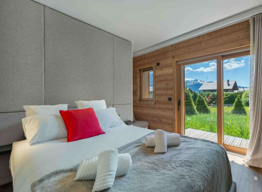 Experience luxury and tranquility in this stunning bedroom.