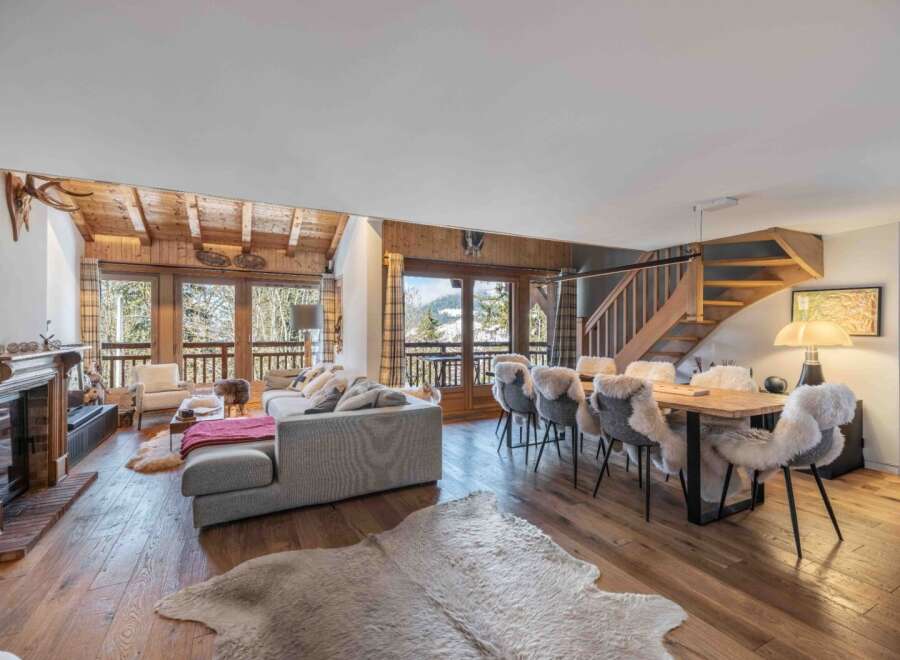 Experience the epitome of alpine luxury in this stunning chalet.