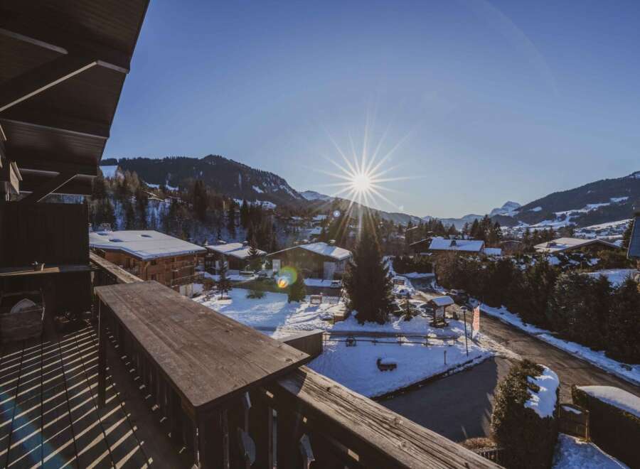 Enjoy breathtaking mountain views from this charming property.