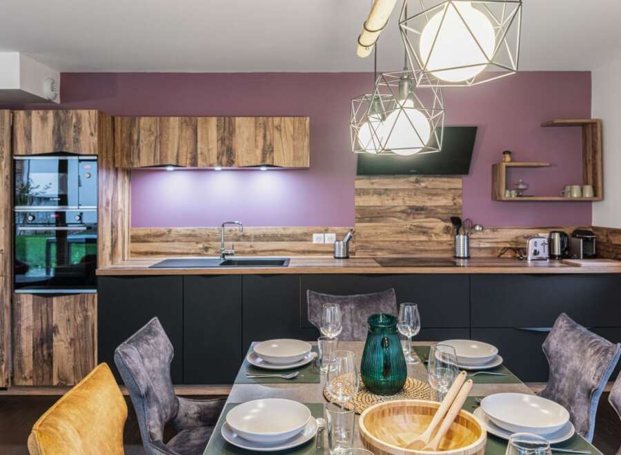 This stunning kitchen and dining area is the perfect space for entertaining and everyday living.