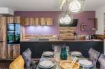 This stunning kitchen and dining area is the perfect space for entertaining and everyday living.