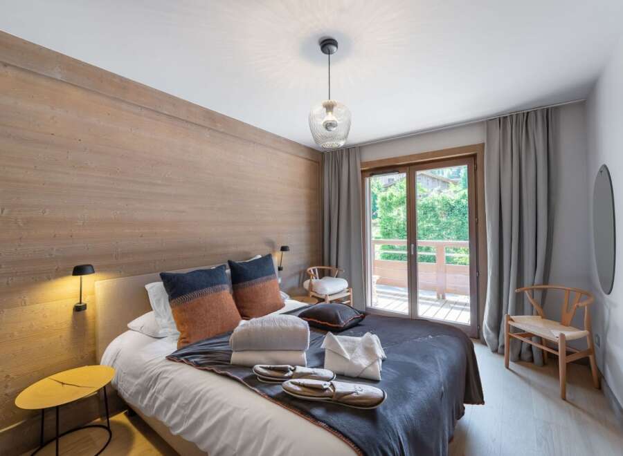 Experience the epitome of comfort and style in this beautifully designed bedroom.