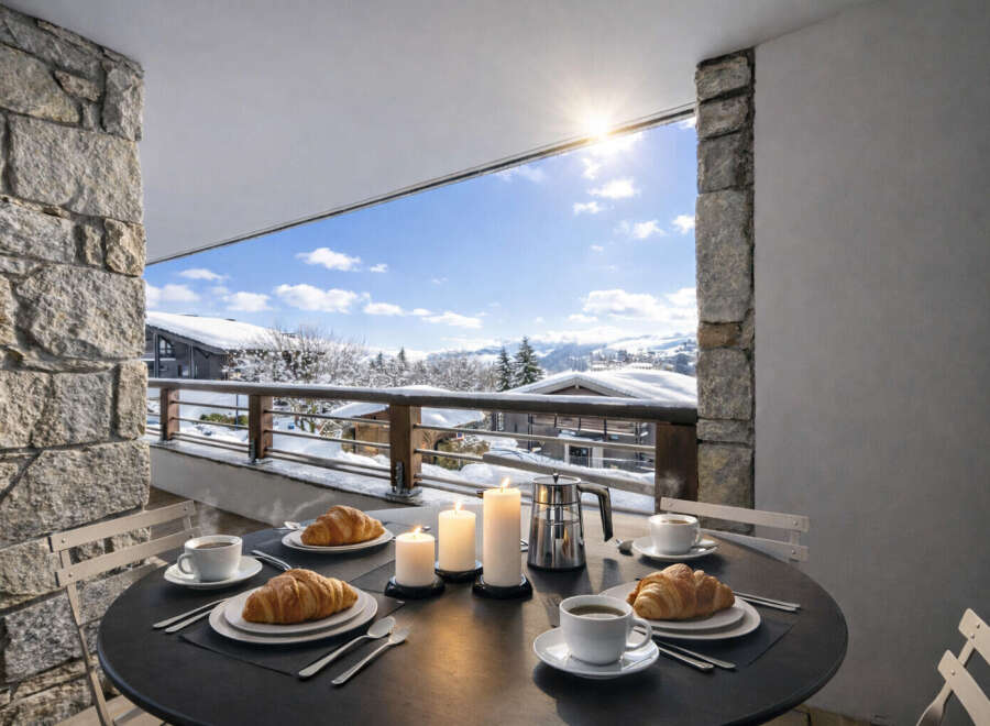 Enjoy a delightful breakfast with a view in this stunning property.