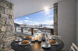 Enjoy a delightful breakfast with a view in this stunning property.