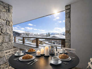 Enjoy a delightful breakfast with a view in this stunning property.