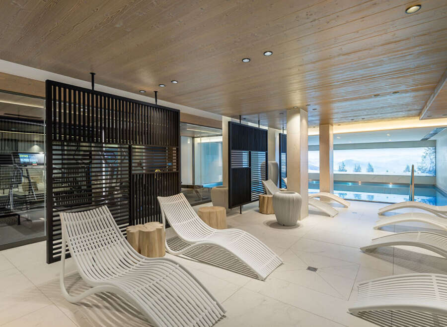 Indulge in luxury and relaxation in this stunning spa retreat.