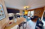Discover the charm of this stunning property, featuring a modern kitchen and a cozy living area perfect for relaxation.
