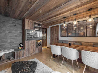 Experience rustic elegance in this stunning property, featuring a beautifully designed living space.