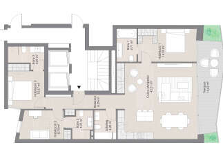Discover this stunning property featuring a well-designed floor plan with multiple bedrooms and bathrooms.