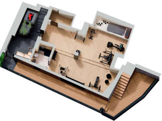 Discover the epitome of luxury living with this stunning property, featuring a state-of-the-art home gym.