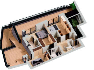 Discover luxury living in this stunning property featuring a modern architectural design.