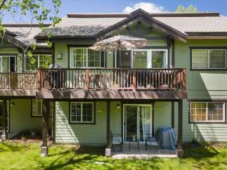 This charming property features a spacious deck, perfect for outdoor entertaining and relaxation.