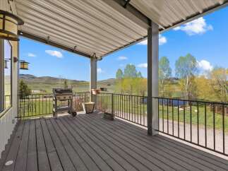 Enjoy the stunning views from this beautiful outdoor space.