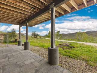 Enjoy the beauty of nature from this stunning outdoor space.